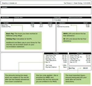example pay slip